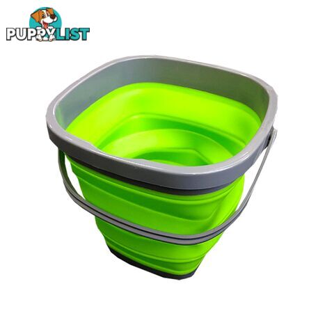 Collapsible 10L Bucket Green. Rcbuk002