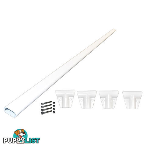 Aluminium Cross Bar Pack For Roof Rack White.Se00383Adpw