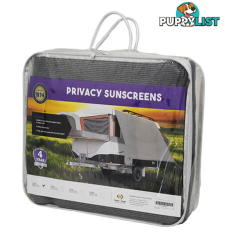 COAST TRAVELITE Campervan Offside Privacy Sunscreen W2780mm x H2050mm