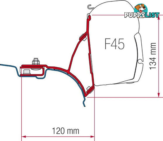 Fiamma Kit VW T5 Transporter Multivan 98655-647