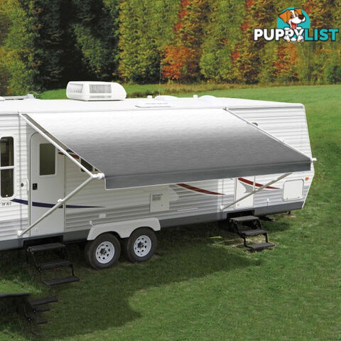 Carefree 14' Eclipse 12V Silver Shale Fade Awning