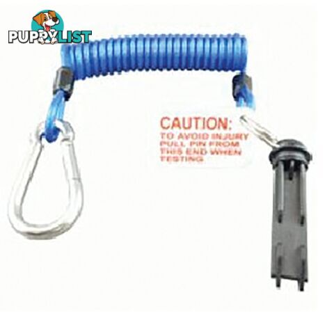 Breakaway Coil Cable W/H Pin And Release Clip. Bs0165W