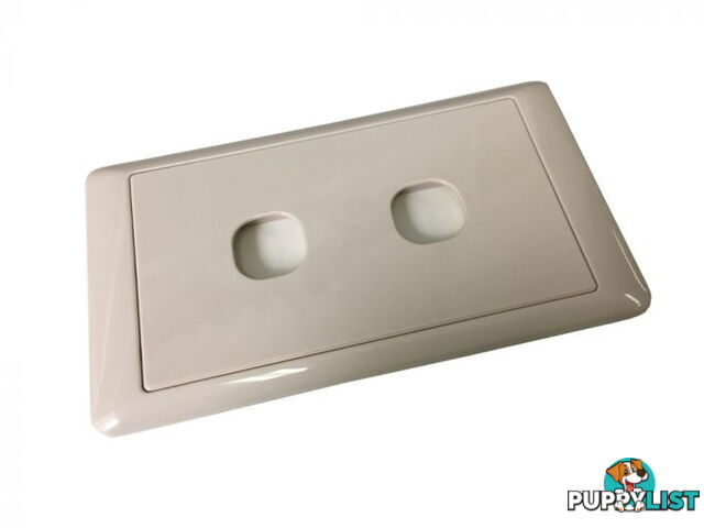 Cms Switch Plate Double Beige. Jsw2Bg