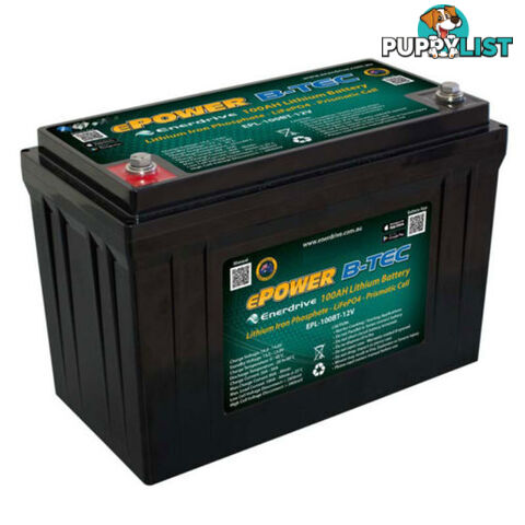 ePOWER B-TEC 125Ah Lithium Battery