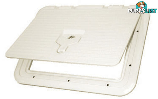 White Pvc Access Hatch Suits Hole 205Mm X 305Mm