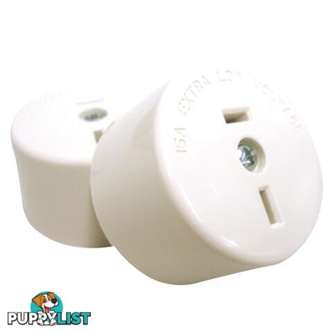 Clipsal 402/32 Fixed Polarity Socket White. Cli402/32We