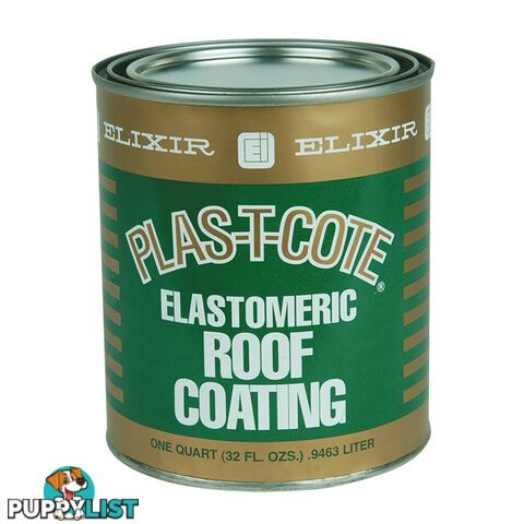 Elixir Plas-T-Cote Roof Sealer White 946Ml. 47032