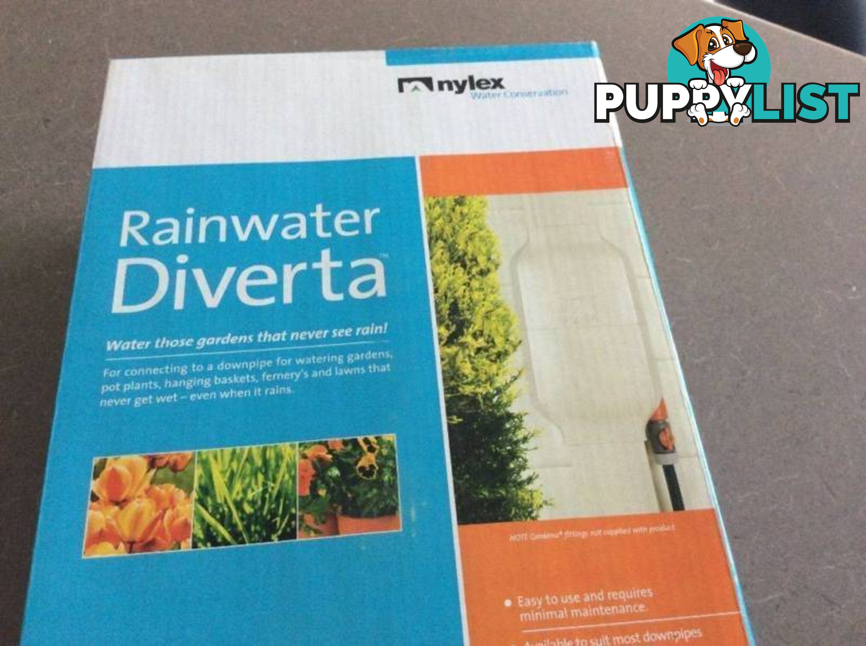 Rainwater Divertaª is designed to divert water from the down PIPE