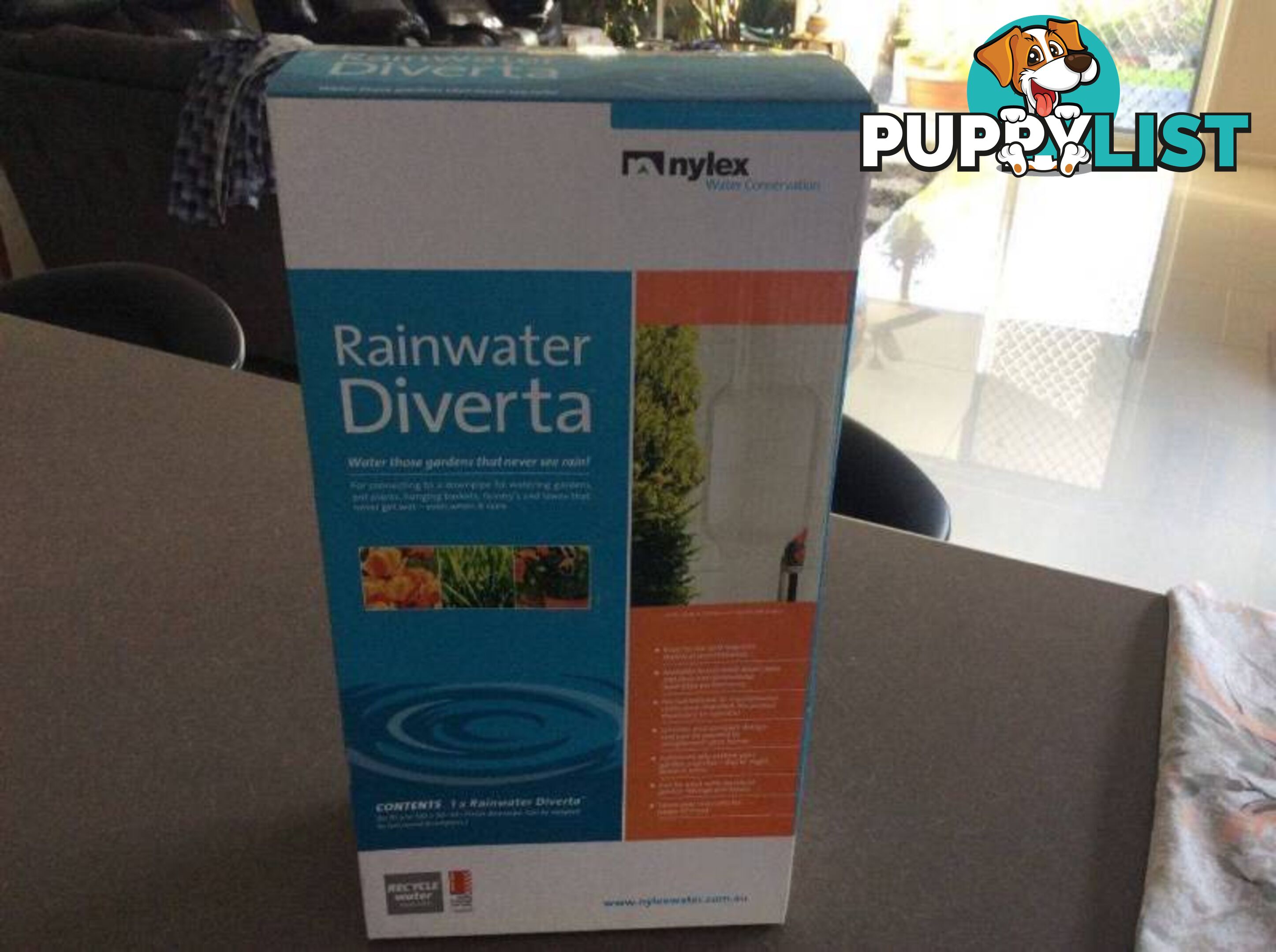 Rainwater Divertaª is designed to divert water from the down PIPE