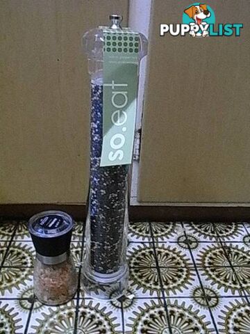 NEW LARGE 400mm tall salt of pepper mill with ceramic grinder