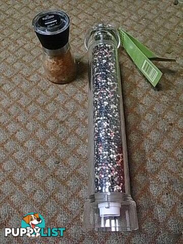 NEW LARGE 400mm tall salt of pepper mill with ceramic grinder