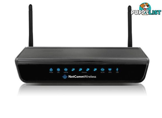 NETCOMM NB604N ADSL2+ Wireless N300 Modem Router w/USB port & 4