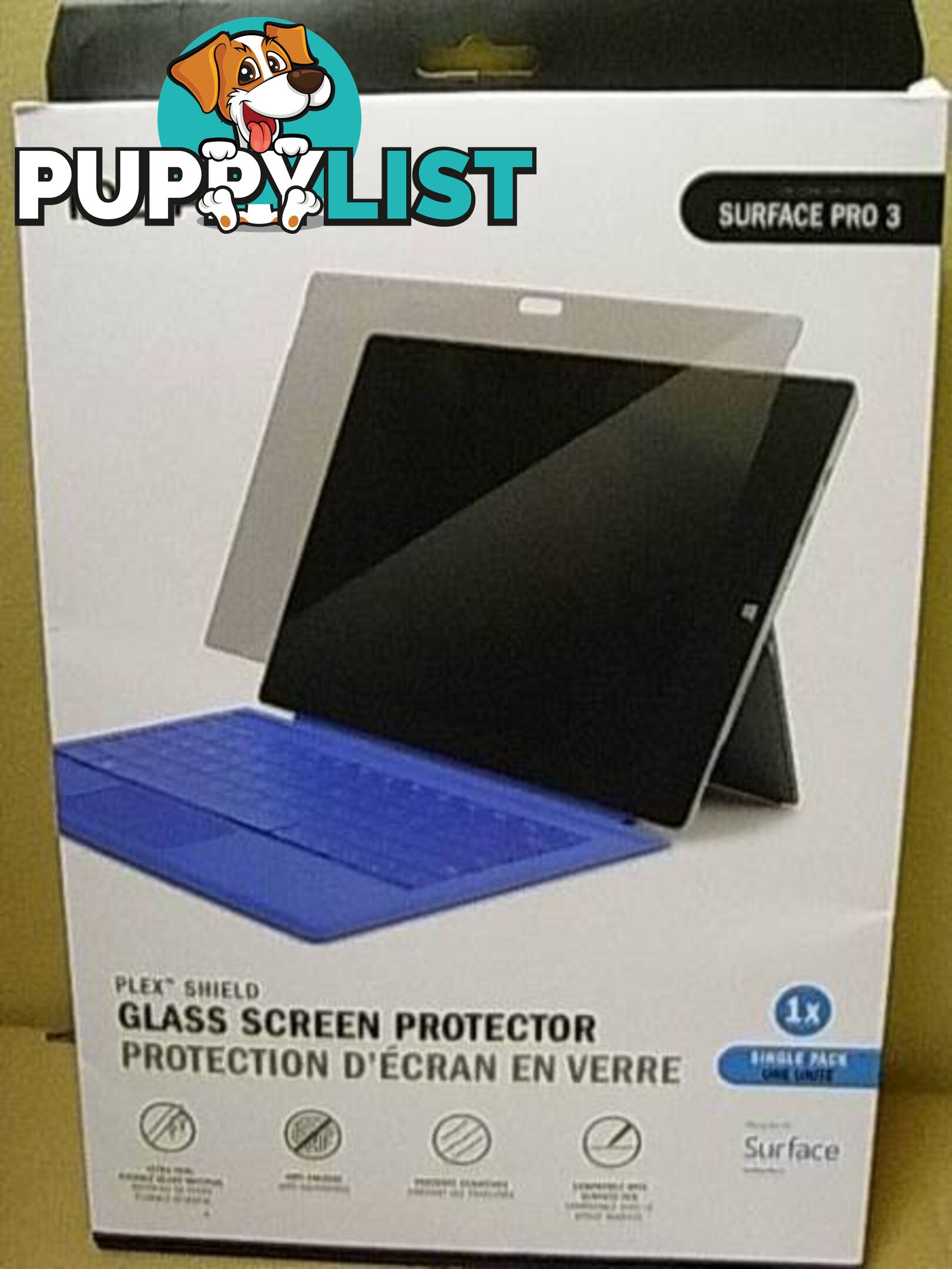 SURFACE PRO 3 PLEX SHEILD GLASS SCREEN PROTECTOR