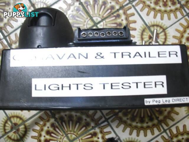 CARAVAN AND TRAILER LIGHTS TESTER. FAULT FINDING