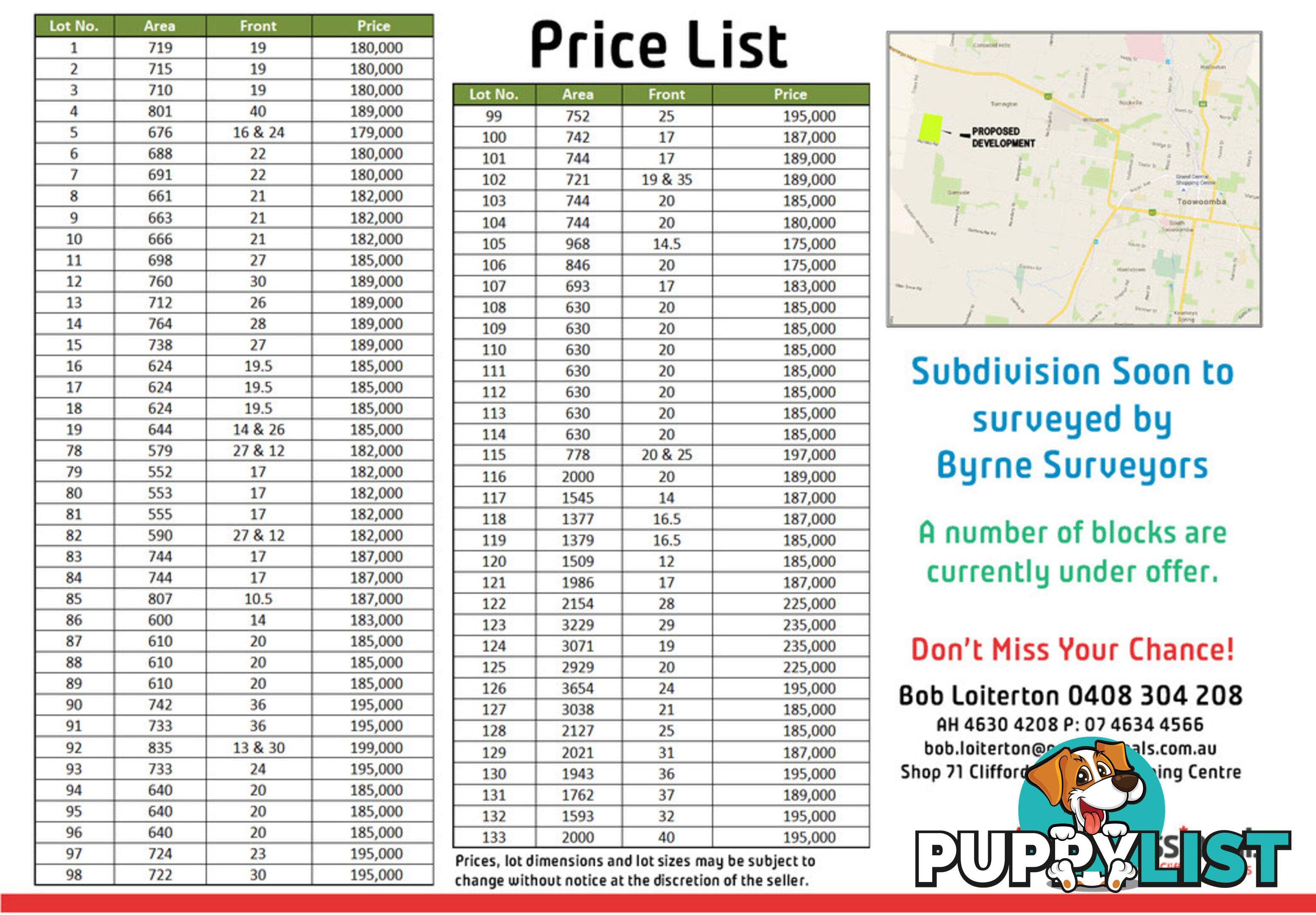 Lot 105 Basset Crescent TORRINGTON QLD 4350