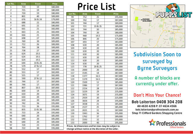 Lot 17 London Circuit TORRINGTON QLD 4350