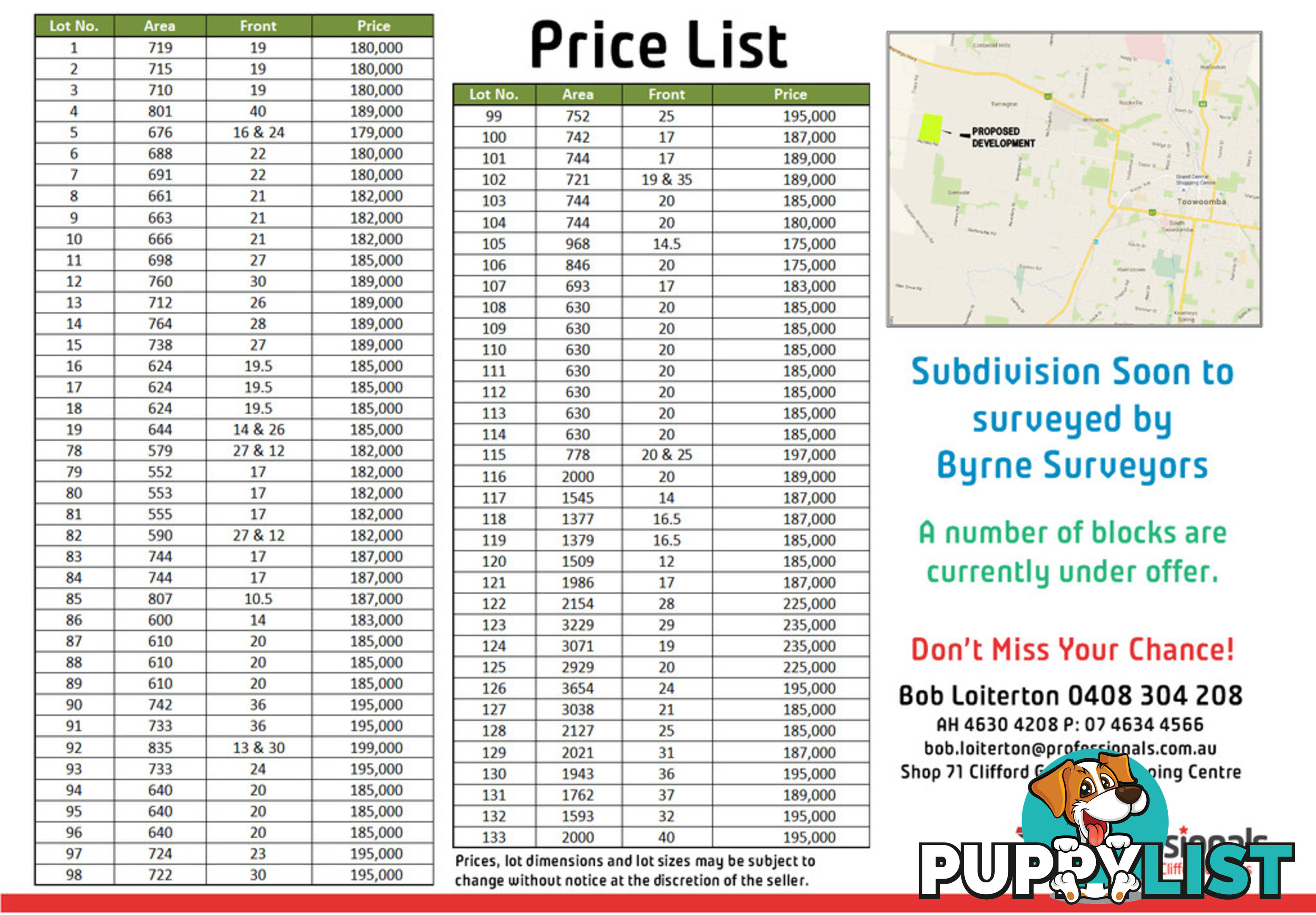 Lot 106 Basset Crescent TORRINGTON QLD 4350