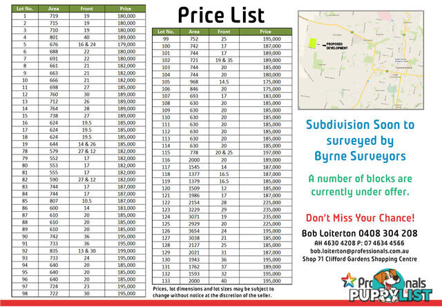 Lot 128 Basset Crescent TORRINGTON QLD 4350