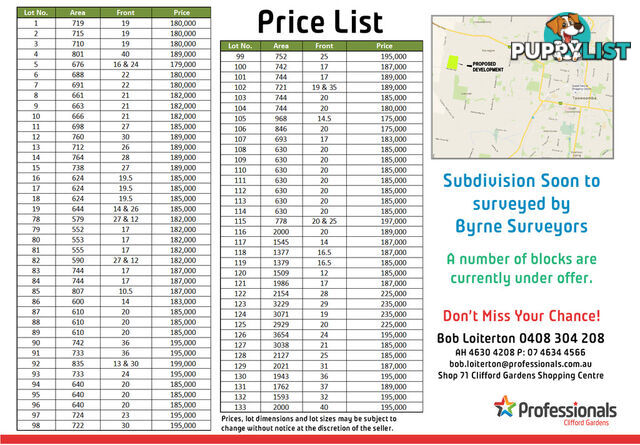 Lot 102 Cnr Basset Crescent/London Circuit TORRINGTON QLD 4350