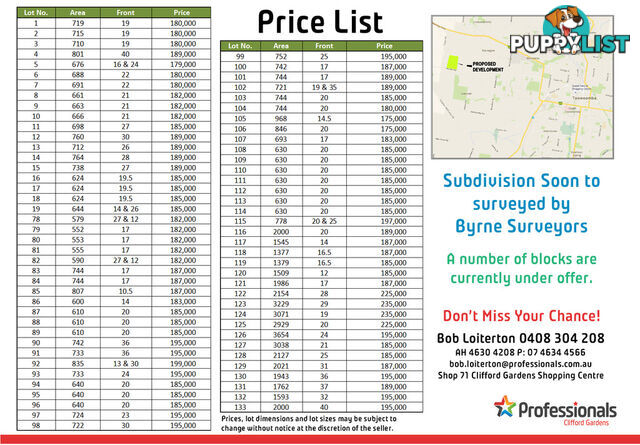 Lot 103 Basset Crescent TORRINGTON QLD 4350