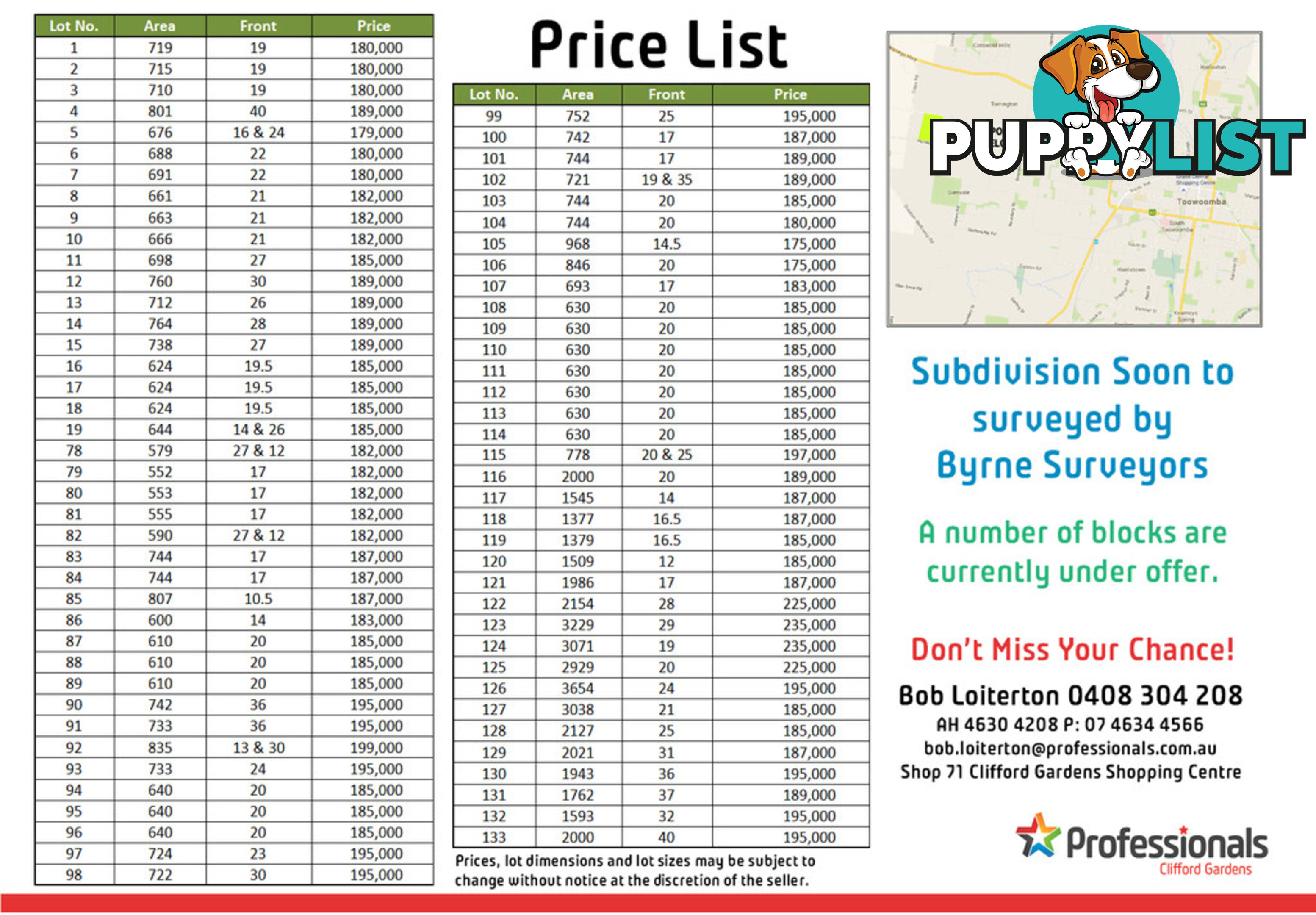 Lot 104 Basset Crescent TORRINGTON QLD 4350