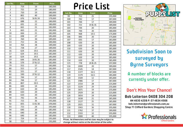 Lot 3 London Circuit TORRINGTON QLD 4350