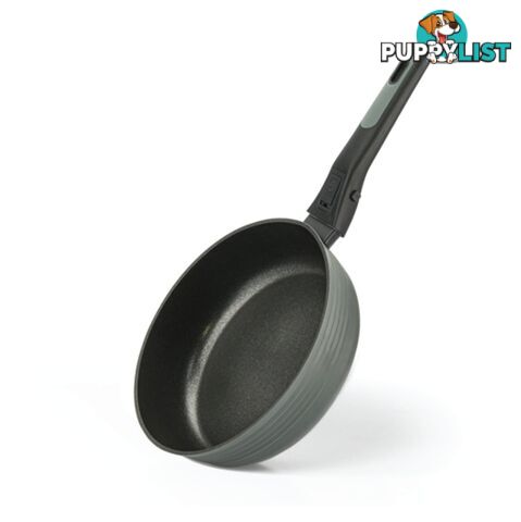 FISSMAN Deep frying pan BRILLIANT - 24x7.2 cm with detachable handle - 14384