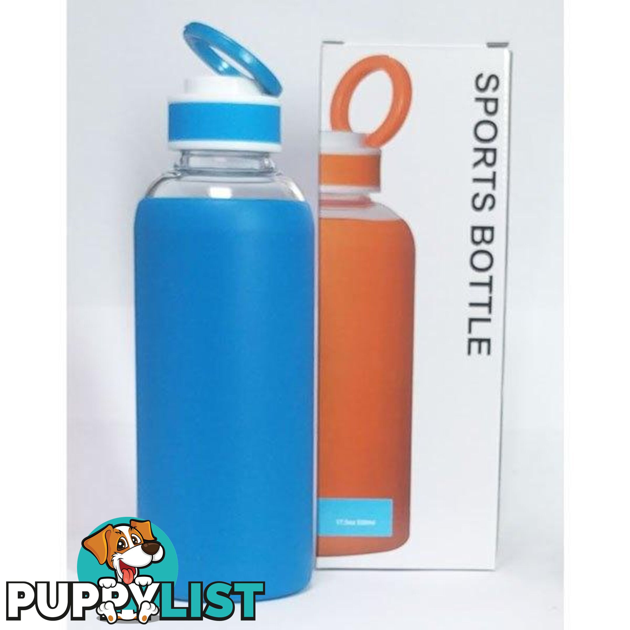 Blue Sports Bottle with Carry Lid â€“ 520ml - SB4BL