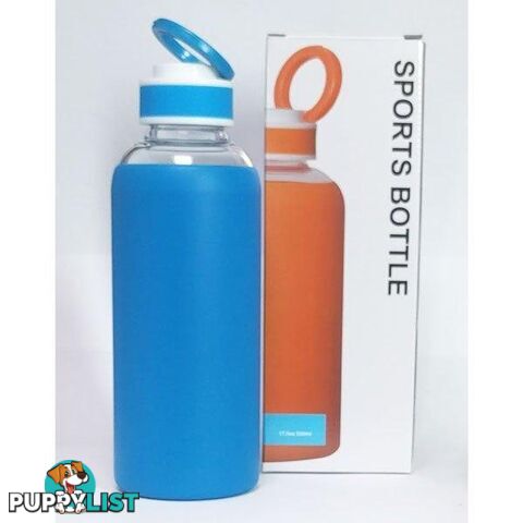 Blue Sports Bottle with Carry Lid â€“ 520ml - SB4BL