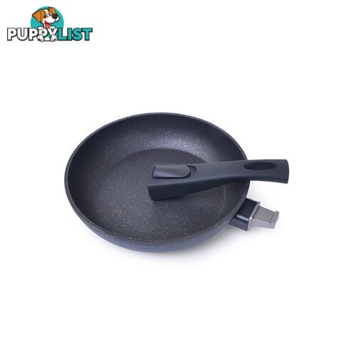 FISSMAN Frying pan with detachable handle BLACK COSMIC - 24x4.9 cm - 4367