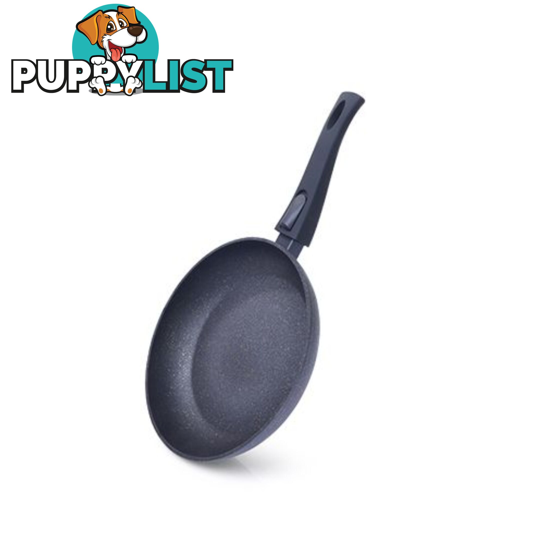 FISSMAN Frying pan with detachable handle BLACK COSMIC - 24x4.9 cm - 4367