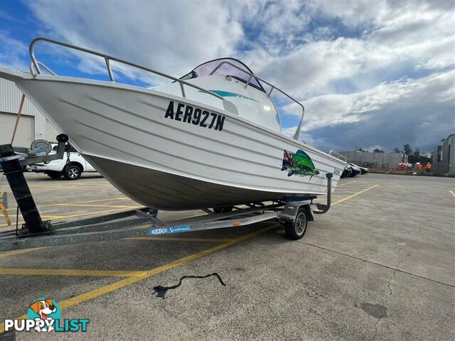 2006 SNYPER HALF CABIN BOAT, 90HP MERCURY, 175HRS