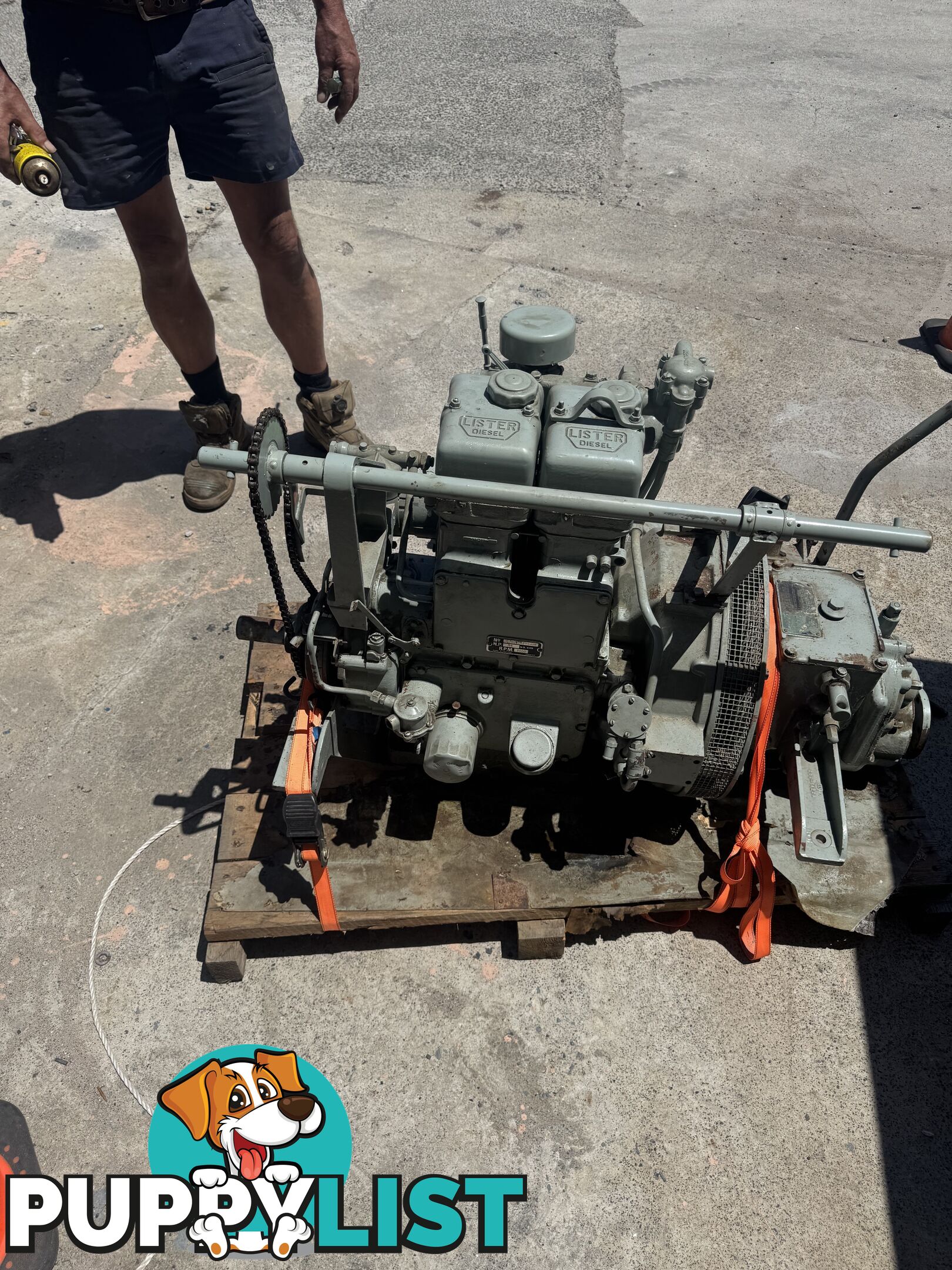 15HP Lister Diesel Engine