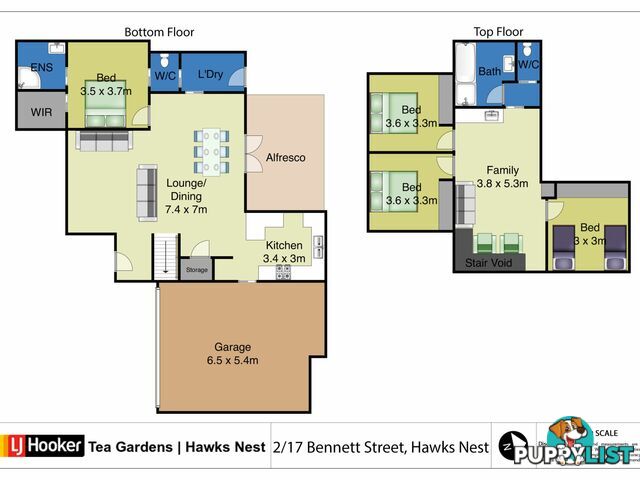 Unit 2/17 Bennett Street HAWKS NEST NSW 2324