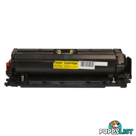 HP Compatible CF332A 654A Yellow Premium Generic Toner