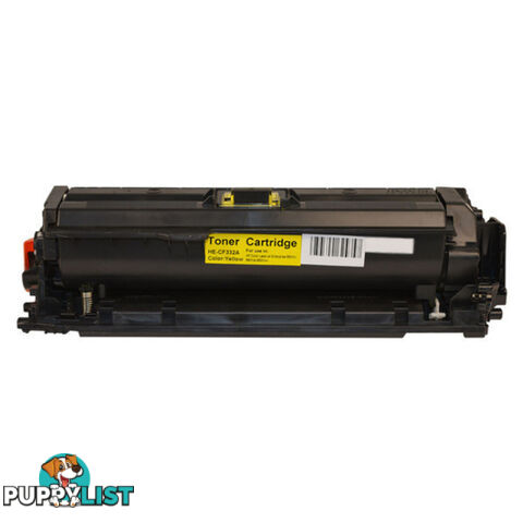 HP Compatible CF332A 654A Yellow Premium Generic Toner