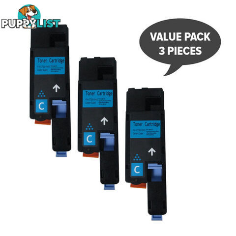 CT201592 CP105/205 Premium Generic Cyan Toner Set of 3