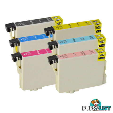 T0491-T0496 Compatible Inkjet Cartridge Set 6 Ink Cartridges