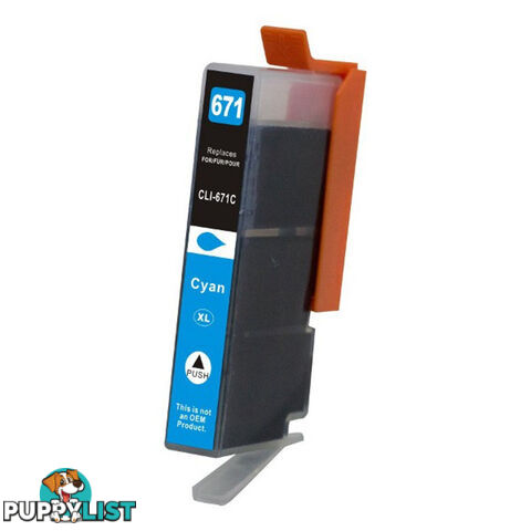 CLI-671XL Cyan Premium Compatible Inkjet Cartridge