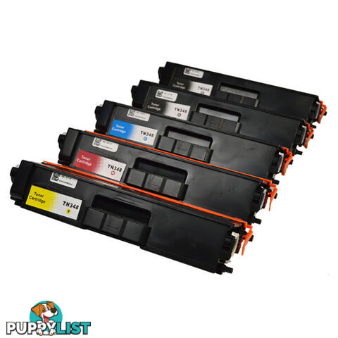 TN-348 Super High Yield Generic Toner Set of 5