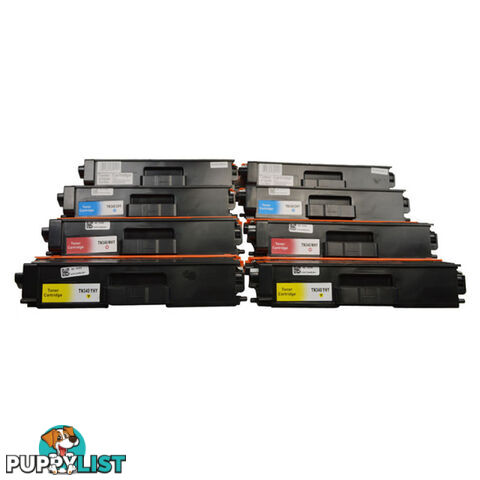 TN-340 High Yield Generic Toner Set of 8