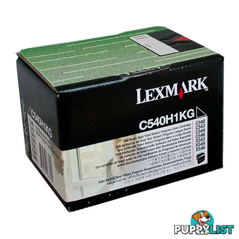 LEXMARK C540H1KG Black Toner