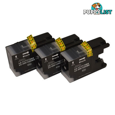 LC-77XXLBk Compatible Inkjet Cartridges x 3