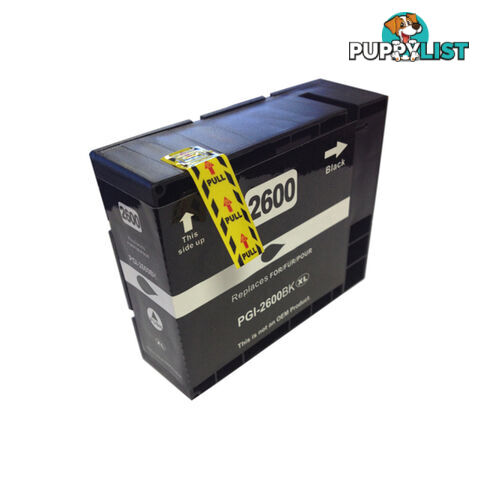 PGI-2600XL Pigment Black Compatible Inkjet Cartridge