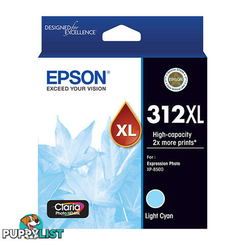 EPSON 312XL Light Cyan Ink Cartridge