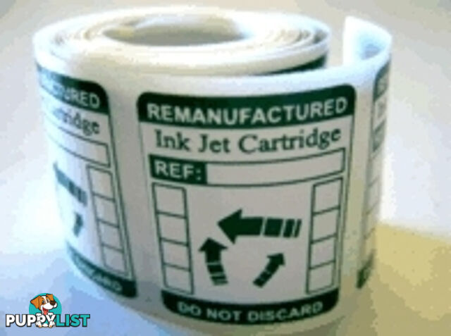 Refilled Cartridge Labels Universal