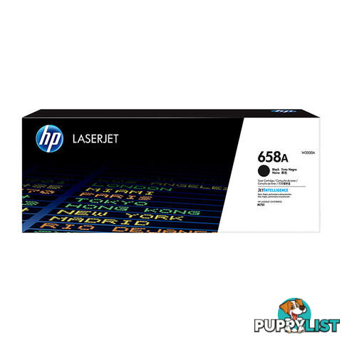 HP 658A Black Toner W2000A