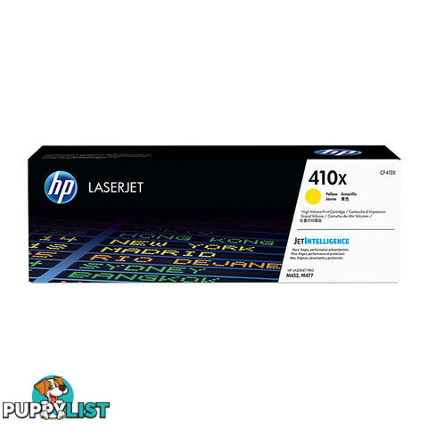 HP 410X Yellow Toner CF412X