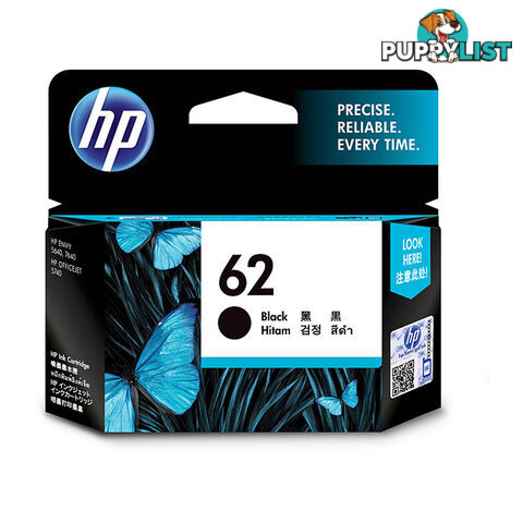 HP 62 Black Ink C2P04AA