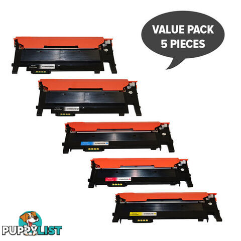 CLT-406 Premium Generic Colour Toner PLus EXtra Black Set